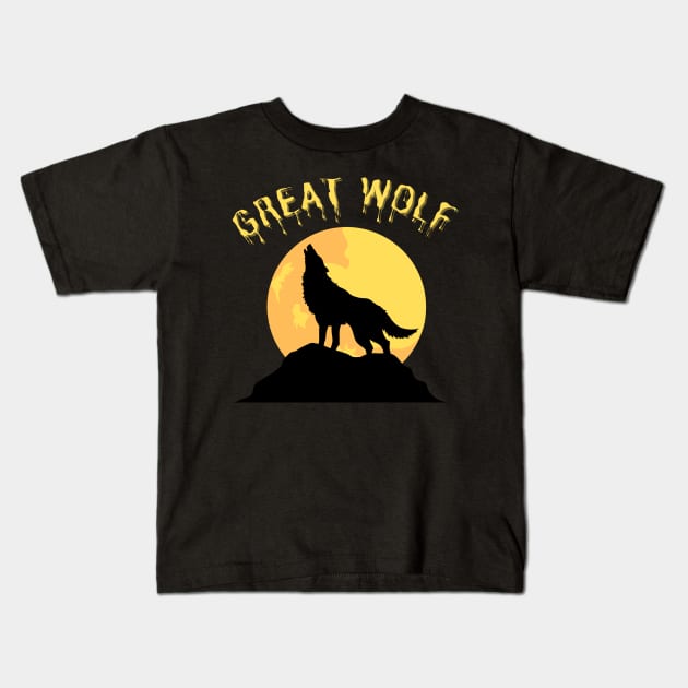 Great Wolf Lodge Kids T-Shirt by mkhriesat